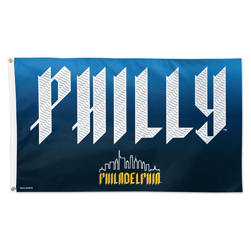 WinCraft Philadelphia Phillies Retro Flag Pole Set - 3x5 Foot Flag, 6-Foot Spinning Pole & Adjustable Bracket