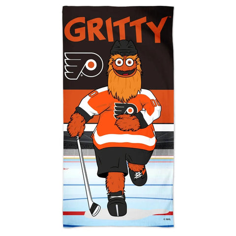 Philadelphia Flyers Gritty Mascot 30" x 60" Spectra Beach Towel