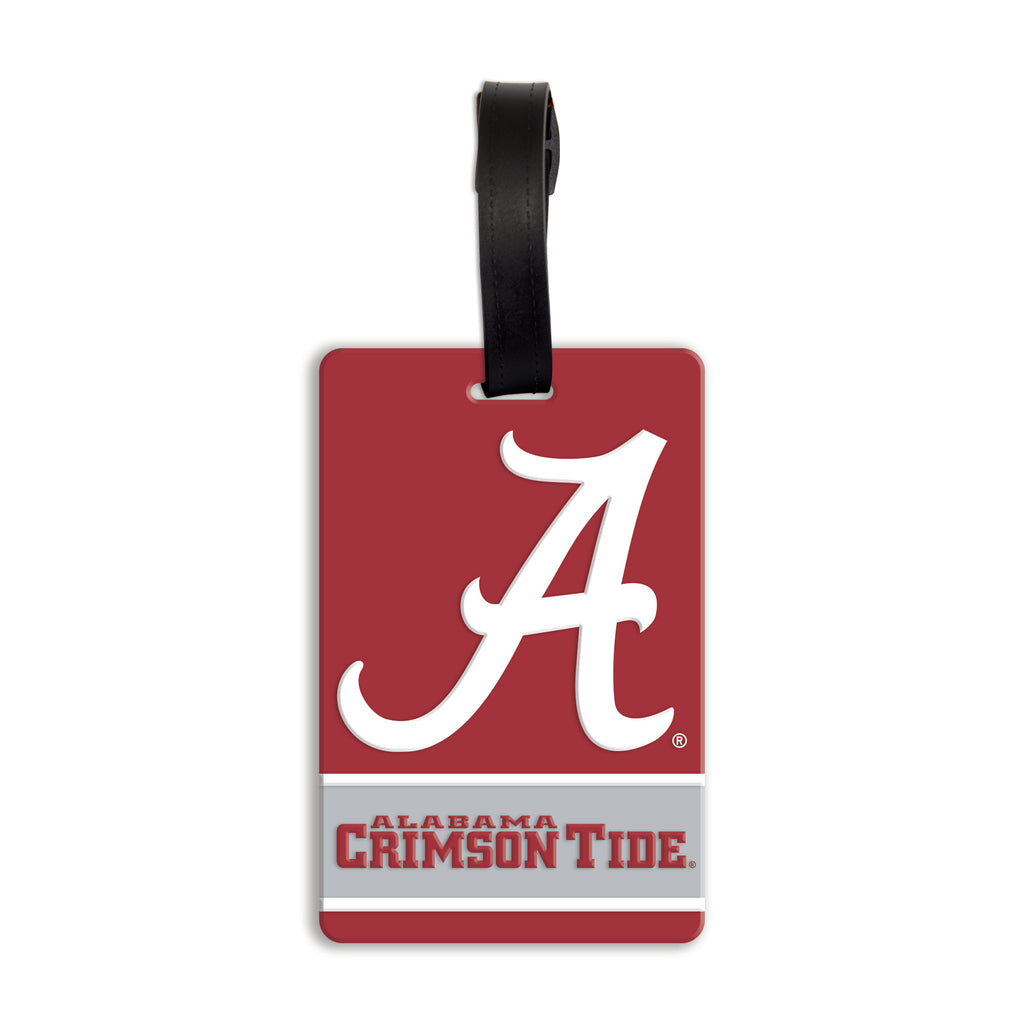 Alabama Crimson Tide PVC Bag Tag