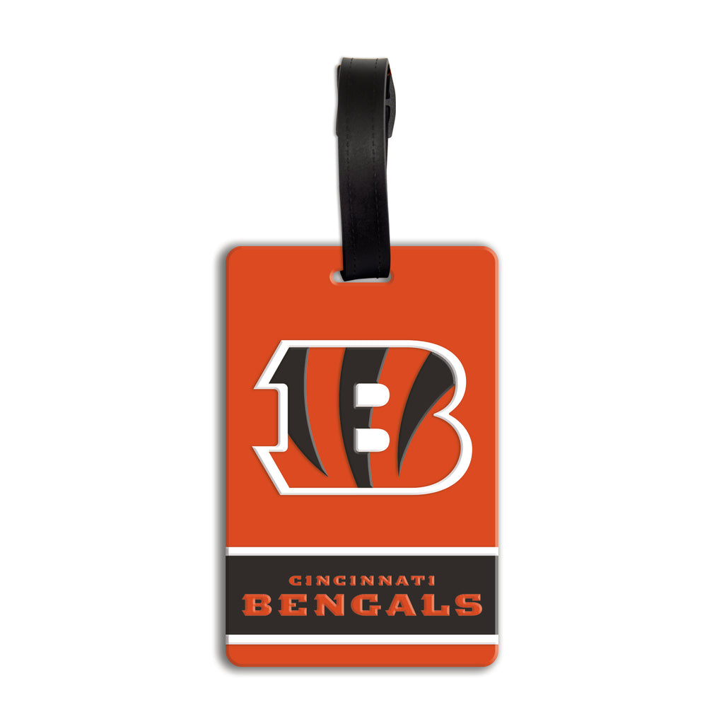 Cincinnati Bengals PVC Bag Tag