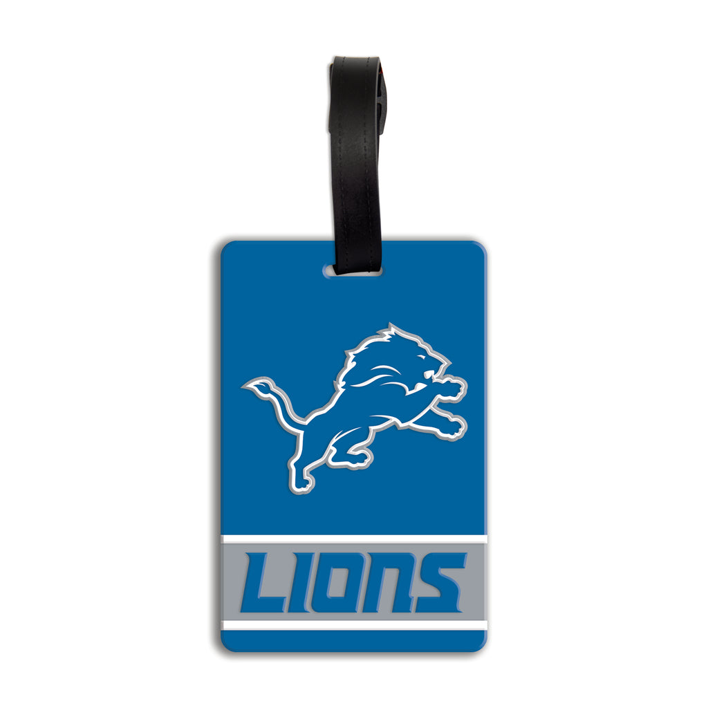 Detroit Lions PVC Bag Tag