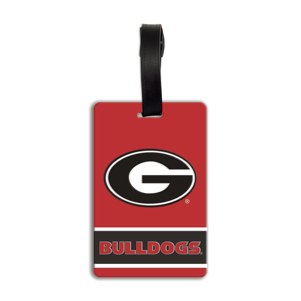 Georgia Bulldogs PVC Bag Tag