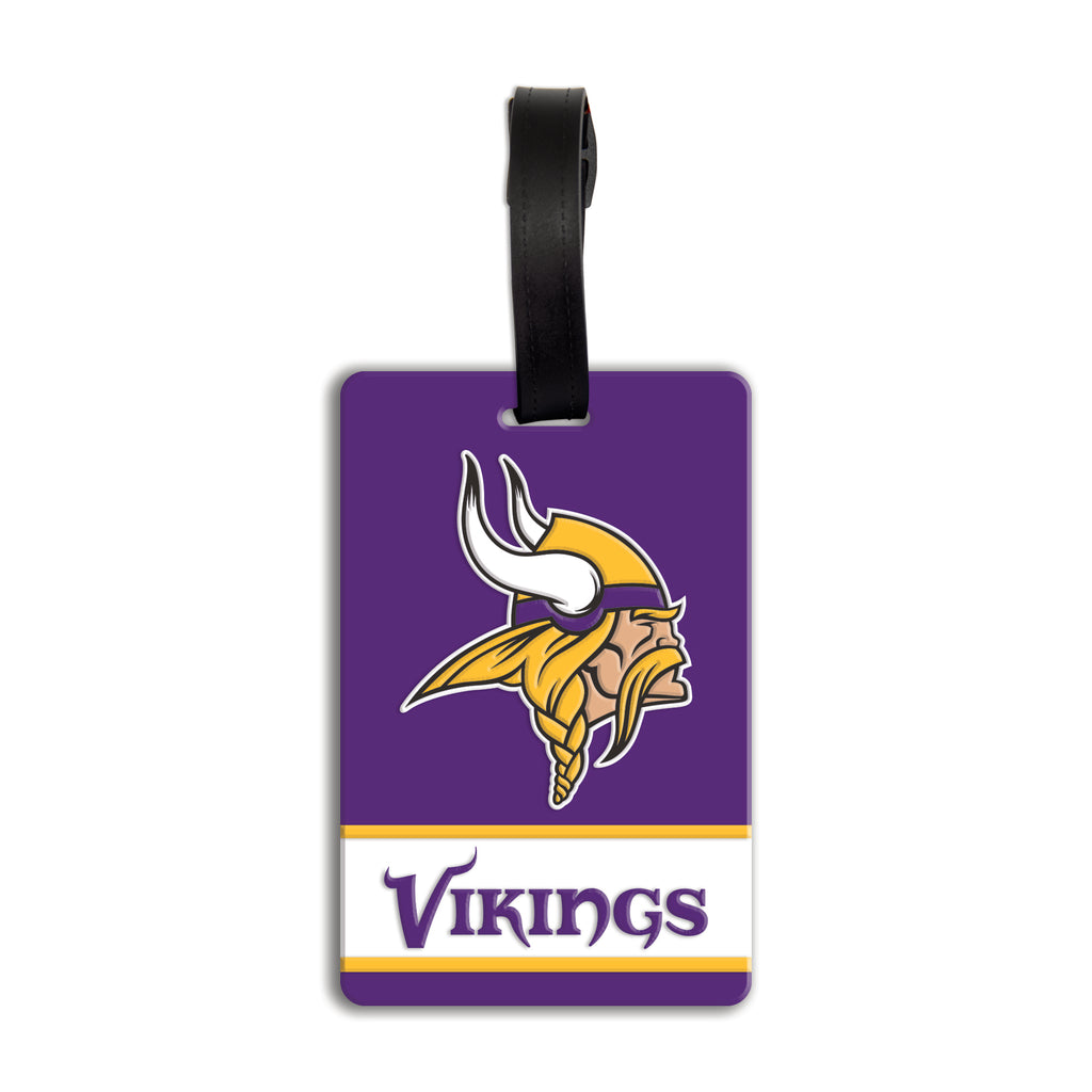 Minnesota Vikings PVC Bag Tag