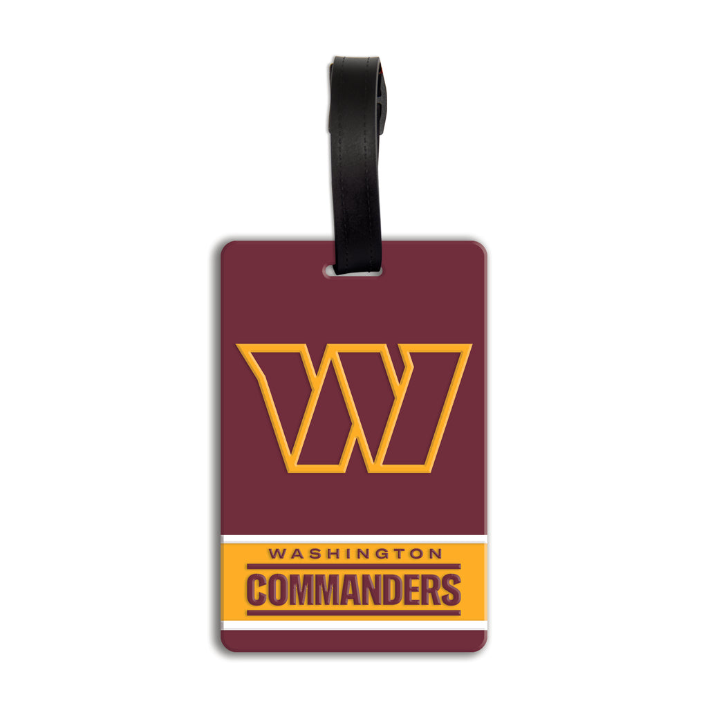 Washington Commanders PVC Bag Tag