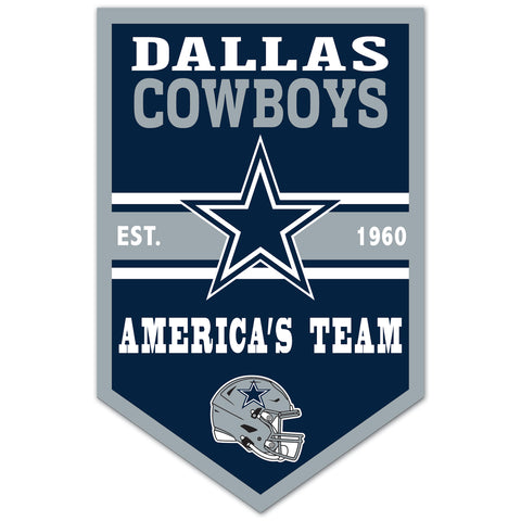 Dallas Cowboys 11" x 17" Banner Sign