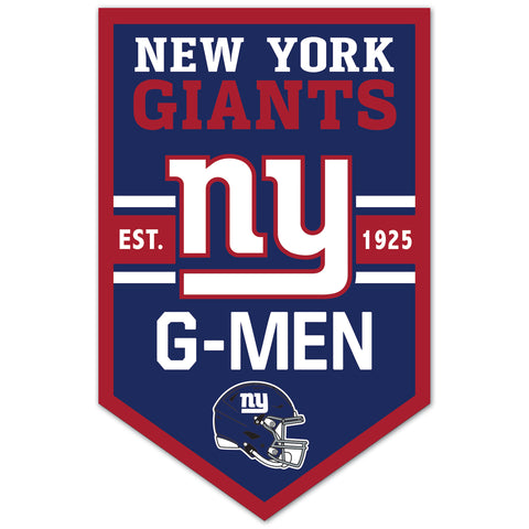 New York Giants 11" x 17" Banner Sign