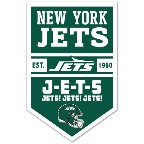 New York Jets 11" x 17" Banner Sign