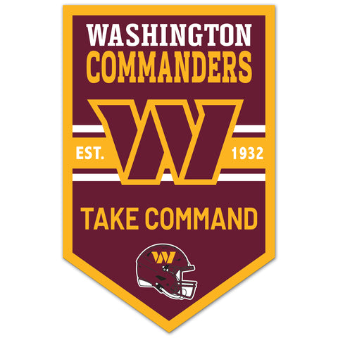 Washington Commanders 11" x 17" Banner Sign