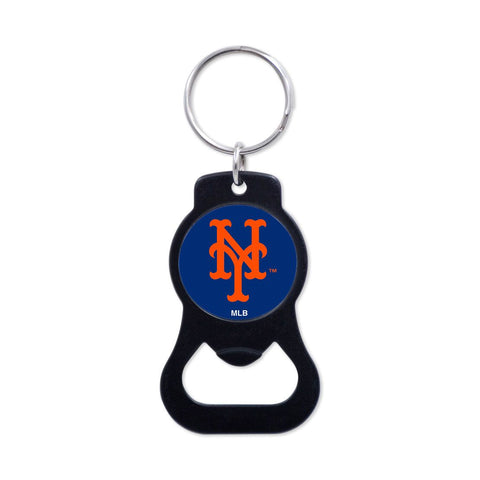 New York Mets Black Bottle Opener Key Ring