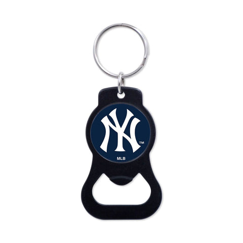 New York Yankees Black Bottle Opener Key Ring