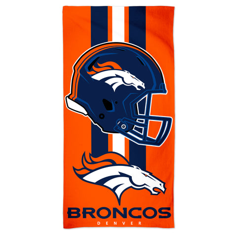Denver Broncos 30" X 60" Beach Towel