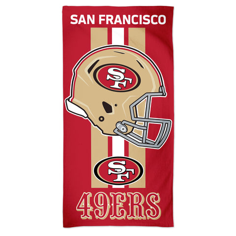 San Francisco 49ers 30" X 60" Beach Towel