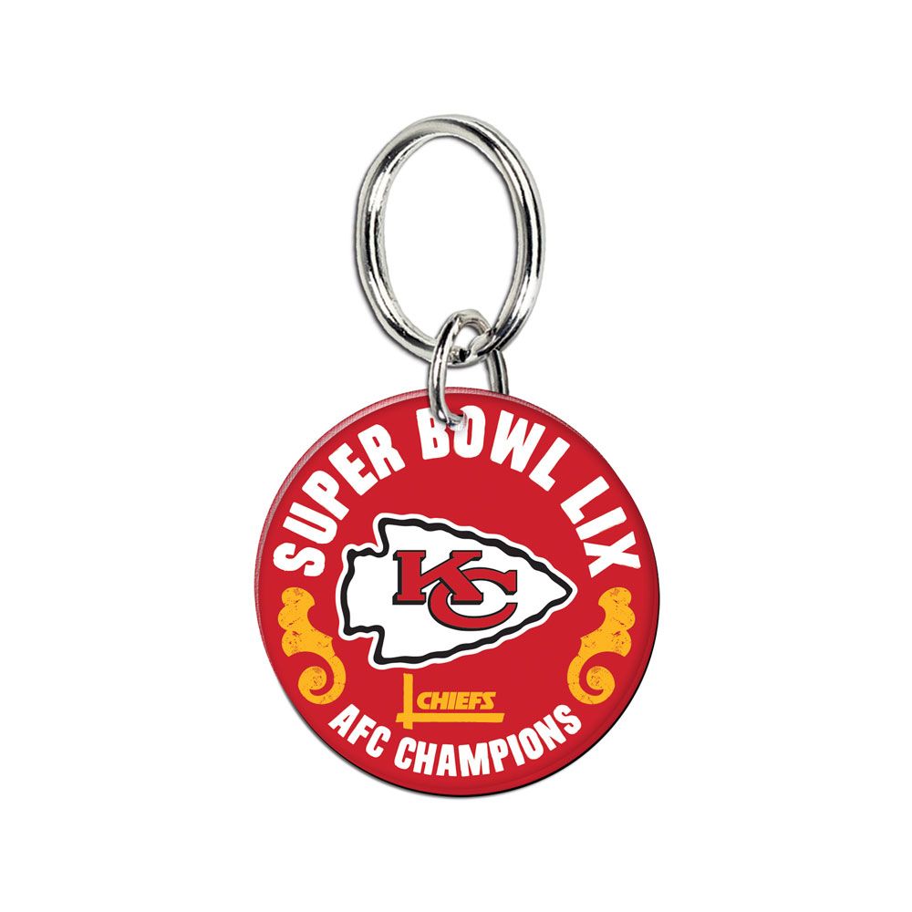 Kansas City Chiefs NFC Champions Premium Acrylic Key Ring