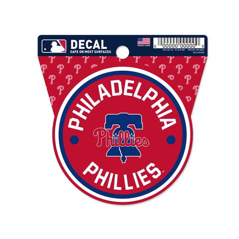 Philadelphia Phillies Clean Cut Decal - Circle