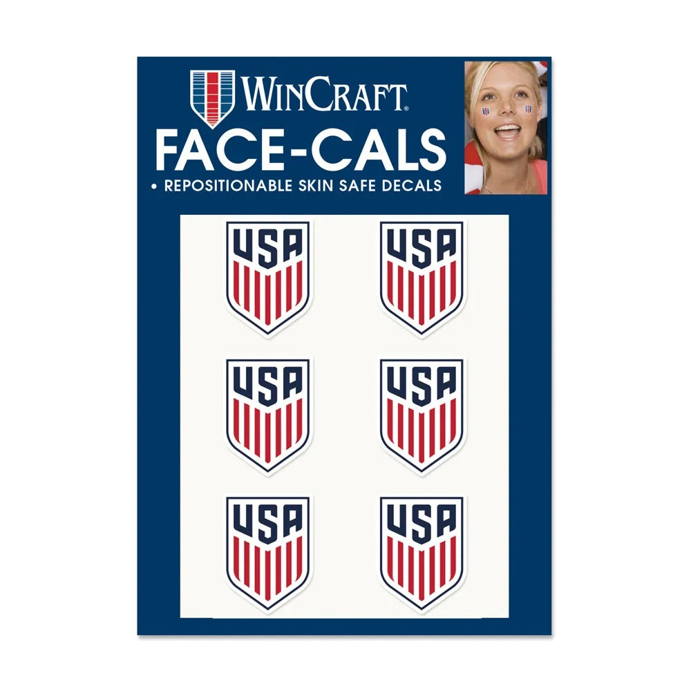 US Men's National Team Face Decals