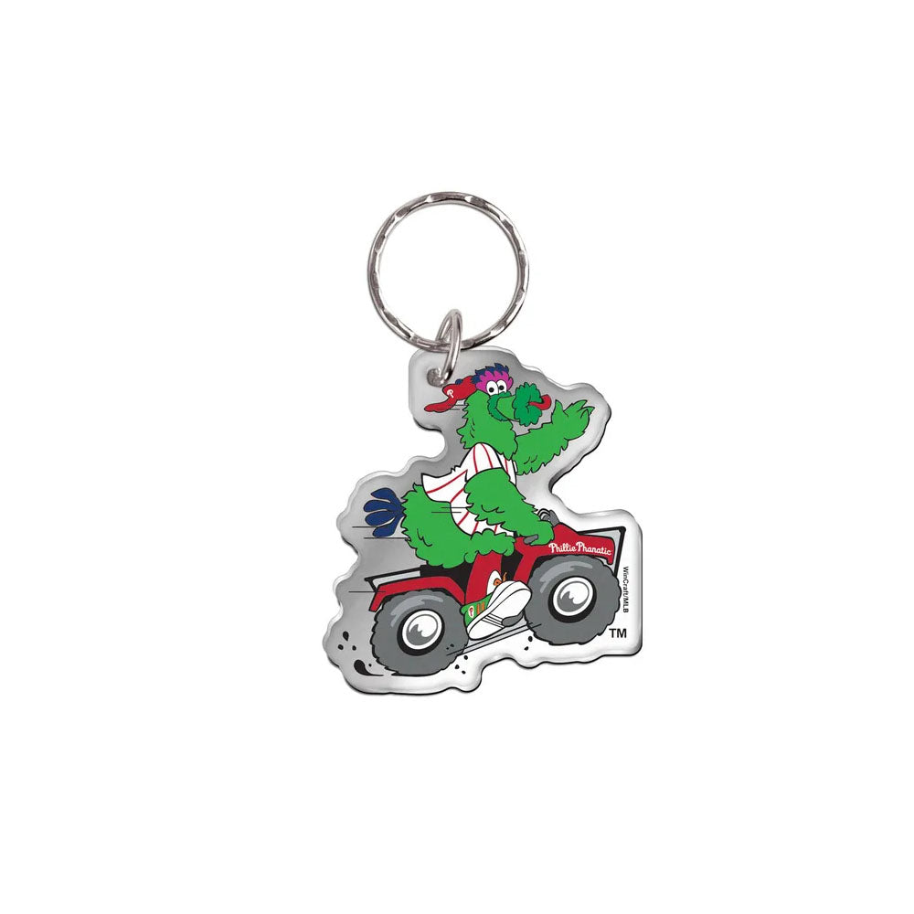 Phillie Phanatic "On a Quad" Premium Acrylic Logo Keychain