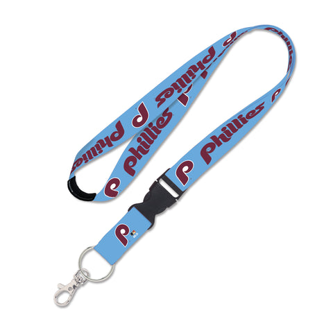Philadelphia Phillies Cooperstown Retro Breakaway Lanyard - Powder Blue