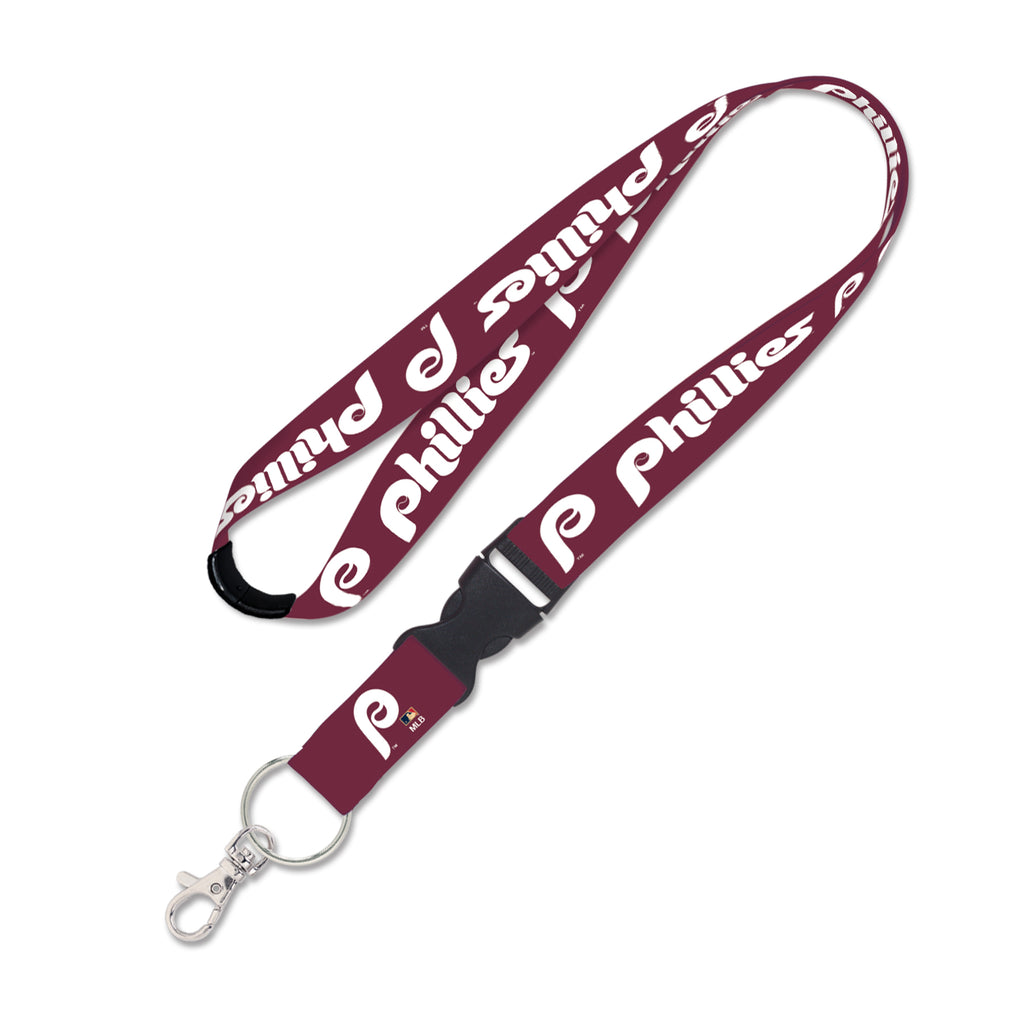 Philadelphia Phillies Cooperstown Retro Breakaway Lanyard - Maroon