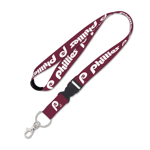 Philadelphia Phillies Cooperstown Retro Breakaway Lanyard - Maroon