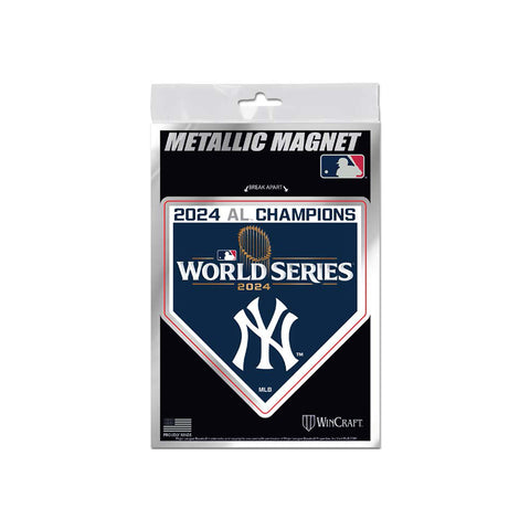 New York Yankees 2024 ALCS Champs 3" x 5" Die-Cut Magnet