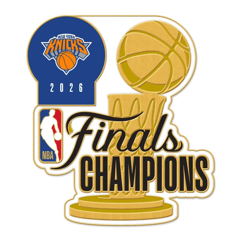 New York Knicks 2026 NBA Finals Champs Trophy Pin
