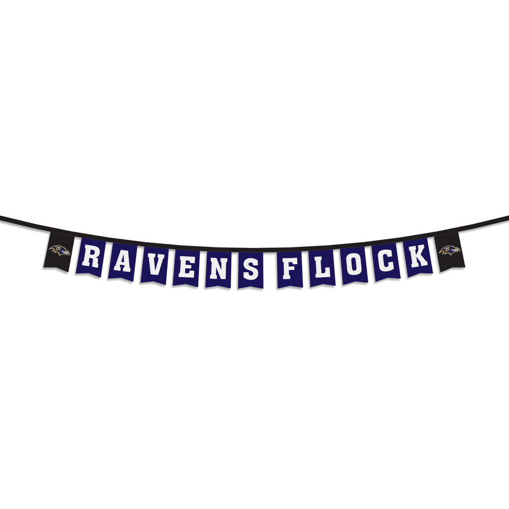 Baltimore Ravens 8' Party Banner