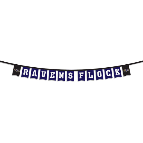 Baltimore Ravens 8' Party Banner