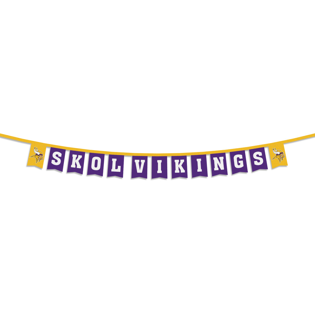 Minnesota Vikings 8' Party Banner