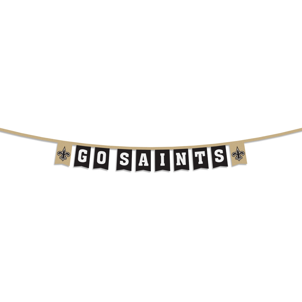 New Orleans Saints 8' Party Banner