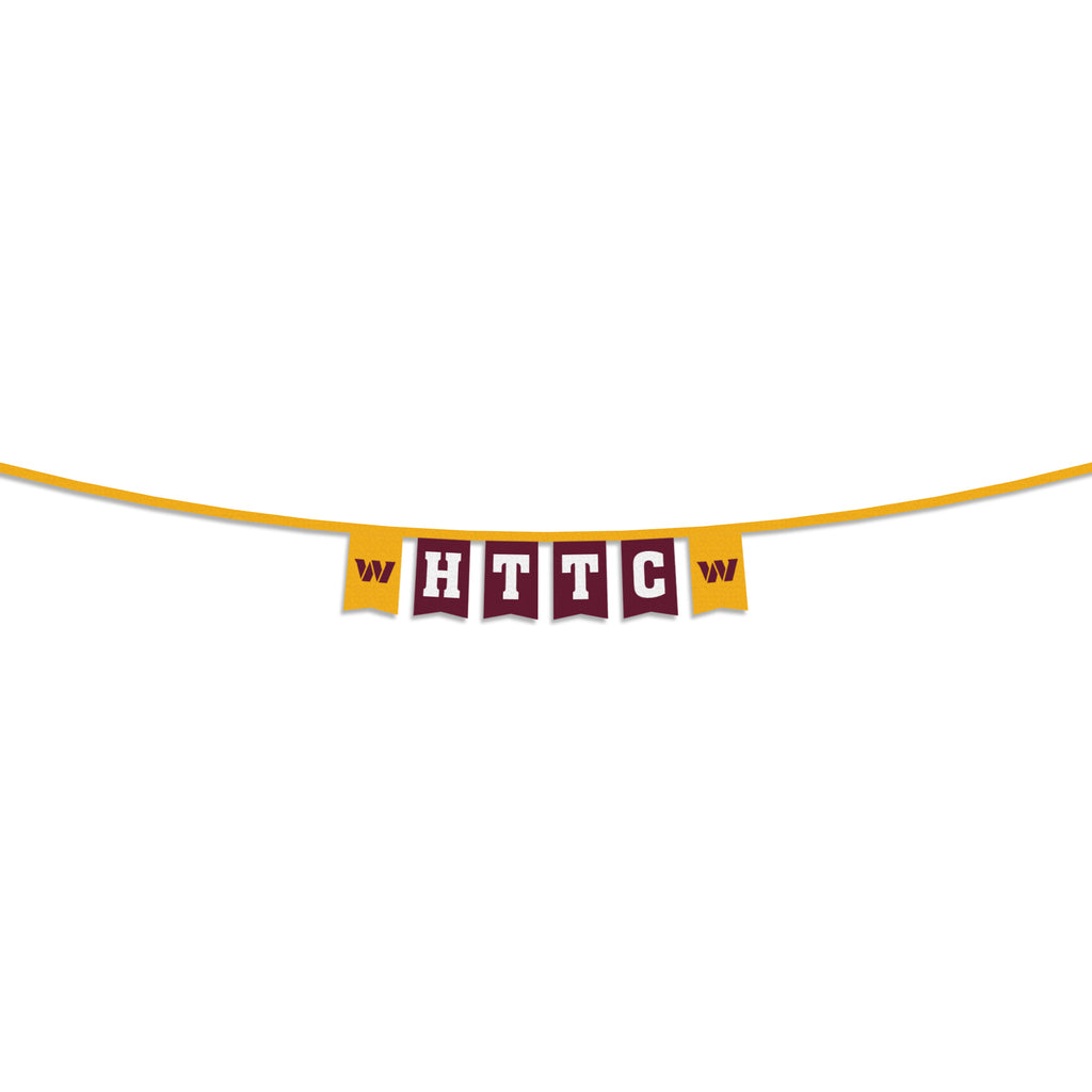 Washington Commanders 8' Party Banner