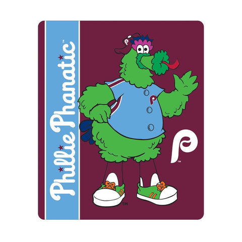 Phillie Phanatic Retro Jersey 50" x 60" Throw Blanket