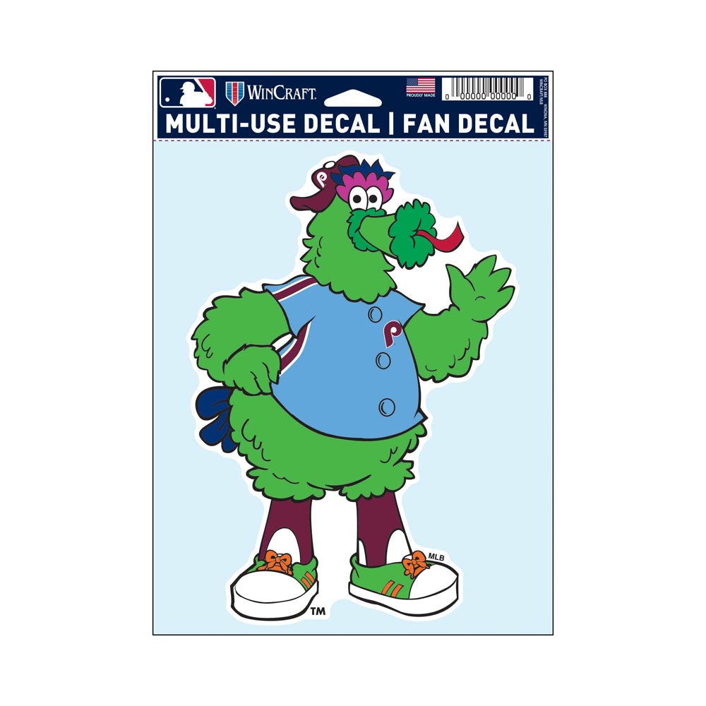 Phillie Phanatic Retro Jersey Fan Decal