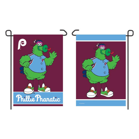 Phillie Phanatic Retro Jersey Garden Flag