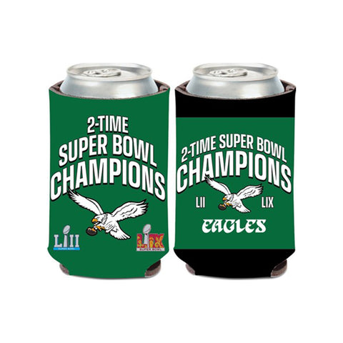 Super Bowl LIX & LII Champions Can Cooler - Champ - Kelly Green