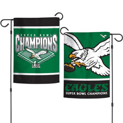 Super Bowl LIX Champions Garden Flag - 2sided - Kelly Green