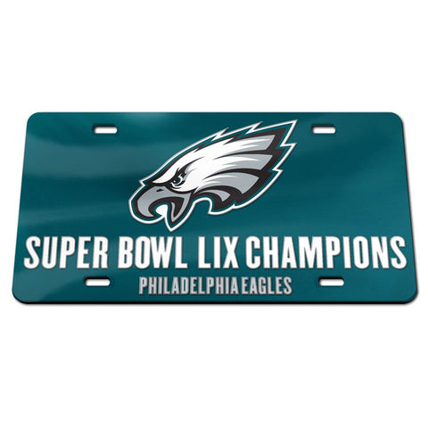 Super Bowl LIX Champions Laser Engraved License Plate