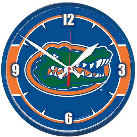 Florida Gators 12.75" Black Rim Wall Clock