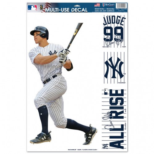 New York Yankees Aaron Judge 11" x 17" Player Decal Sheet