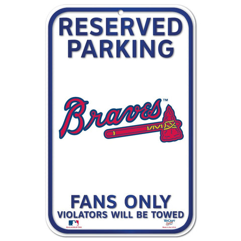 Atlanta Braves 11" x 17" Reserved Parking Sign