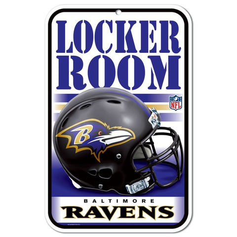 Baltimore Ravens 11" x 17" Locker Room Sign