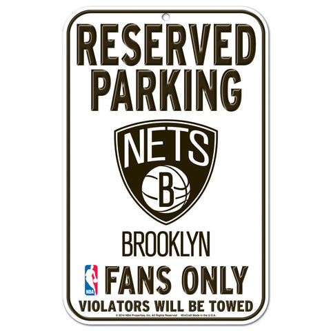 Brooklyn Nets 11" x 17" Plastic Sign