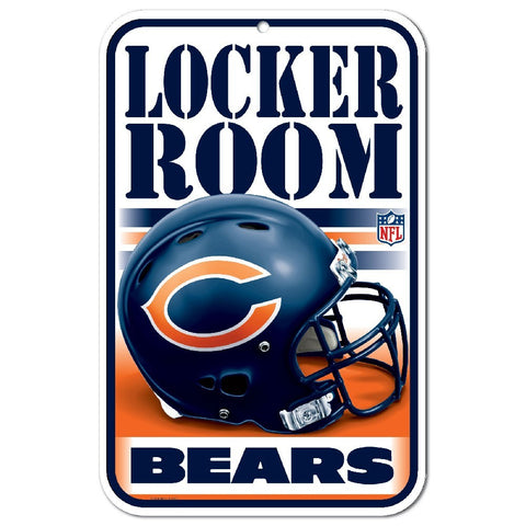 Chicago Bears 11" x 17" Locker Room Sign