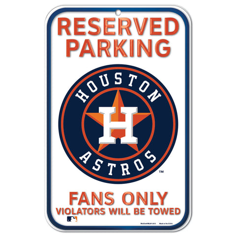 Houston Astros 11" x 17" Reserved Parking Sign