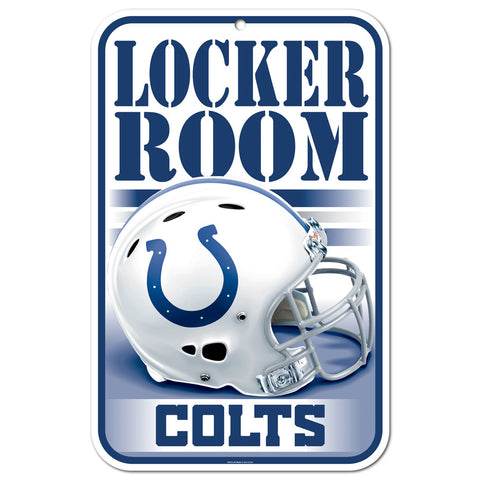 Indianapolis Colts 11"x17" Plastic Sign