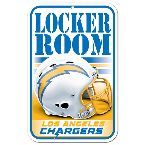Los Angeles Chargers 11"x17" Plastic Sign