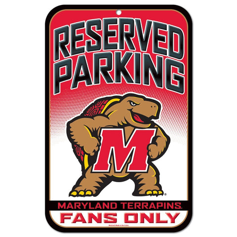 Maryland Terrapins 11" x 17" Reserved Parking Sign