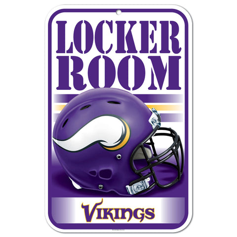 Minnesota Vikings 11" x 17" Locker Room Sign