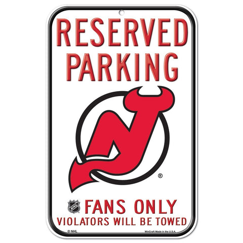 New Jersey Devils 11" x 17" Reserved Parking Sign