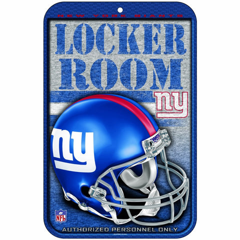 New York Giants 11" x 17" Locker Room Sign