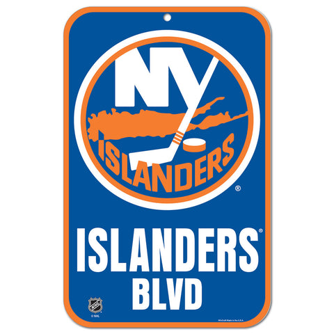 New York Islanders 11" x 17" Plastic Sign